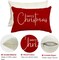 Christmas Pillow Covers 12x20 Inch,Red Merry Christmas Saying Decorations Winter Decorative Throw Pillow Cases,Farmhouse Holiday Xmas Lumbar Cushion Covers for Couch Living Room(16)